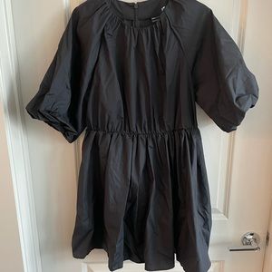 ASOS black dress Poplin smock NWT